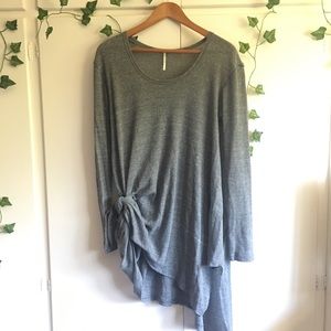 Free people thermal long sleeve waffle knit
